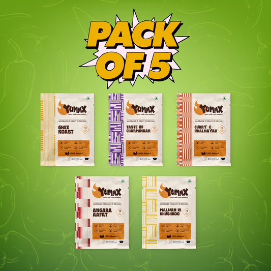 Yummx Pack of 5 Spice Mixes