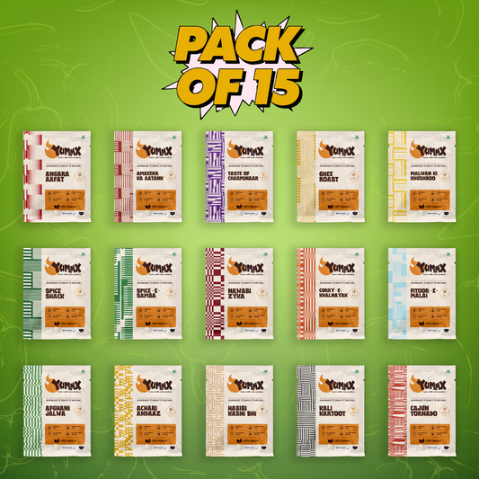 Yummx Pack of 15 Spice Mixes